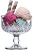 Pa≈üabah√ße 440211 Timeless Ice Cream Bowl with Stand, 2 Pieces, 250 cc