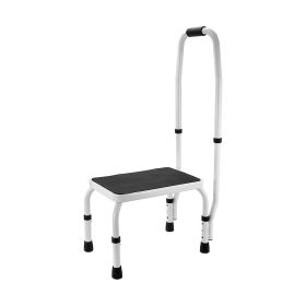 Non-Slip Heavy Duty Step Stool for Kitchen Office Bathroom and Garage (Color: As the picture shown, Material: Steel)